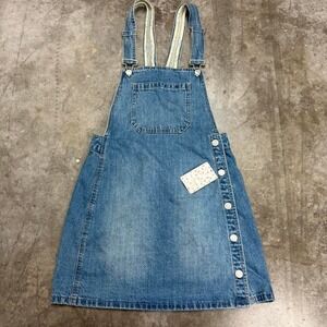 Free People Louise cotton denim skirtall Size 2